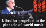 Gibraltar propelled to the pinnacle of world music